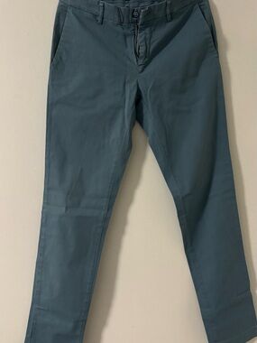 Mason Men's Chino Pants in Teal Blue